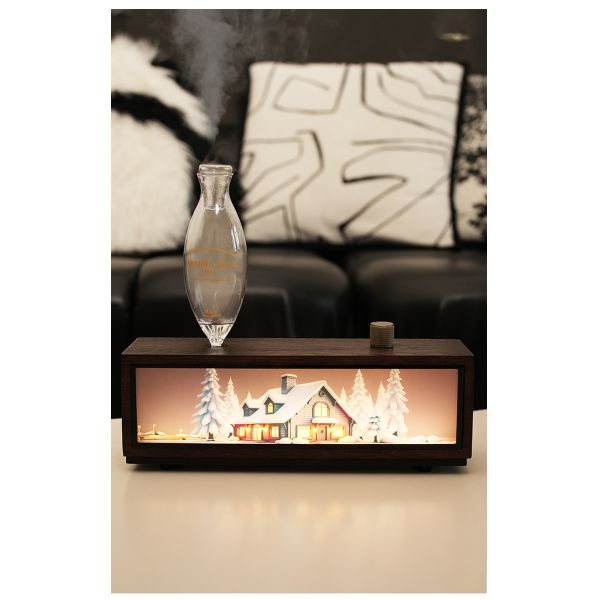 Luxury Aroma Diffuser Real Wood Material USB Powered for Home Use