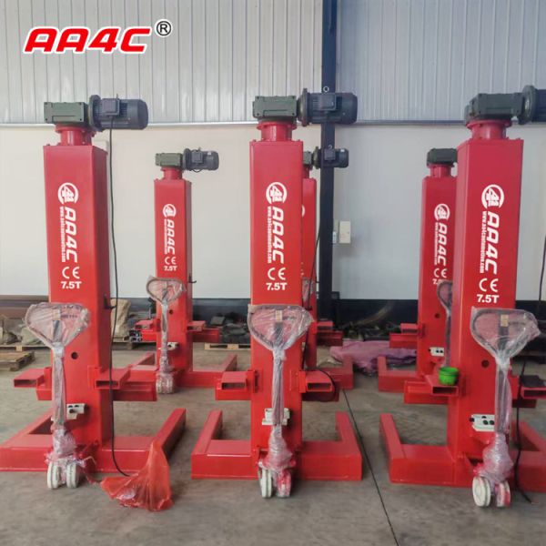 AA4C 45T 7.5T/column x 6 columns bus &truck lift heavy duty vehicle lift combined parking lift Mechanical(Screw-up)