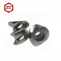 La machine jumelle en plastique d'extrudeuse de segment de vis Jsw partie des pièces usinées par précision en métal de poids léger 0.18kg de couleur