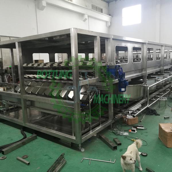 1500BPH Stainless Steel 3 / 5 Gallon Water Bottling Machine