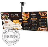 43 55 polegadas FHD estreito Bezel pendente de parede montado LCD Display Restaurante tela de menu