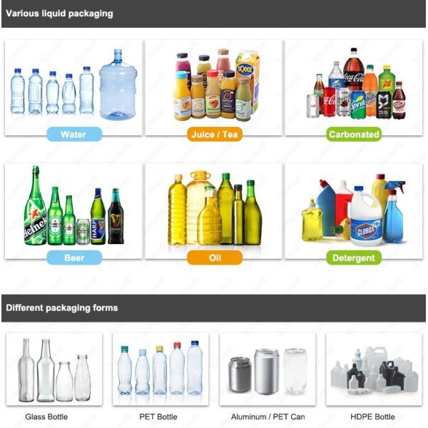 5000BPH Rotary PET Mineral Water Filling Packaging Machine