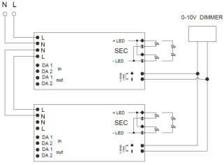 24v Constant Voltage LED Driver 90W For Strip 220-240Vac 50Hz/60Hz