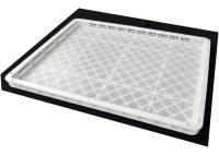 Plateau ventilé en plastique de qualité alimentaire personnalisable pour congélation stockage séchage empilage fruits fruits de mer