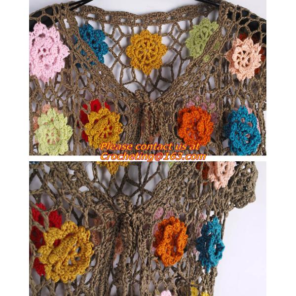 Sweater, Cardigan, Crochet, Crocheted, Pullover, Hollow Out, Summer Tops, Crochet Blouse