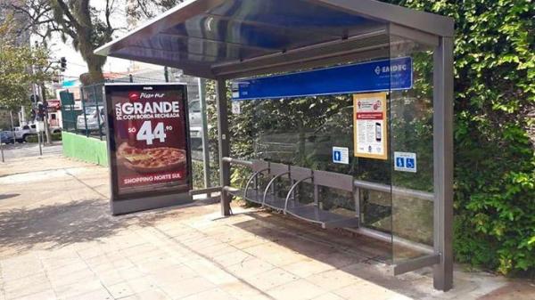 55 Inch floor standing double sides outdoor totem digital signage