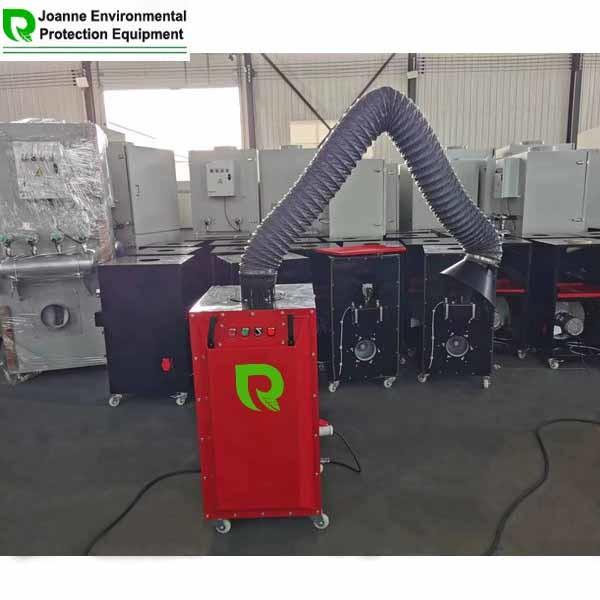 Automatic Cleaning Portable Fume Extractor For Industry Smoke Treatment Flexible Arm 360° Hover