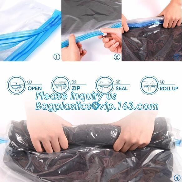 PA k space bag for travel, vacuum pack mattress bag, vacuum storage bags, vacuum quilt packing bags, biodegradable
