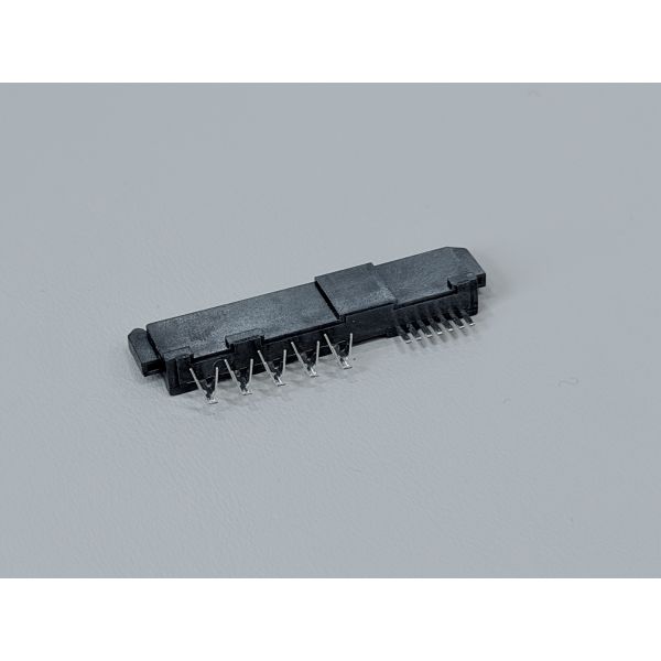 High-Speed SAS 29P IDC Female Pin Connector 180° with Locating Peg, Phosphor Bronze Terminals & 15U