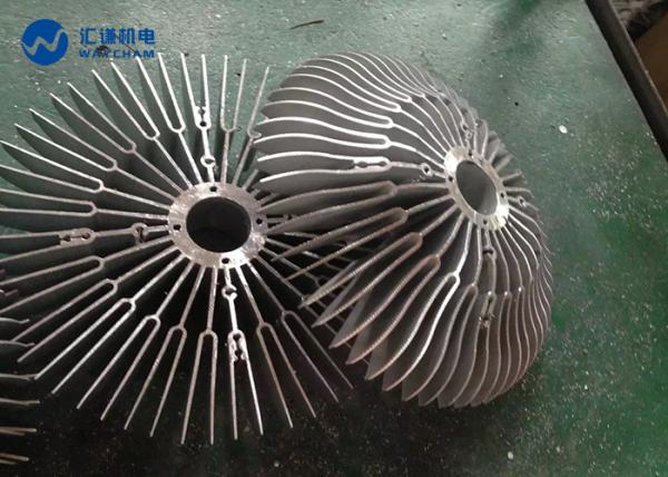 Alloy 6063 Led Aluminium Heatsink Extrusion , 5.8m Round Led Heatsink