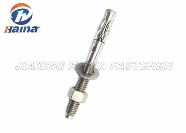 SS304 Fully Threaded Expansion Stainless Steel 316 Anchor Bolts For Concrete