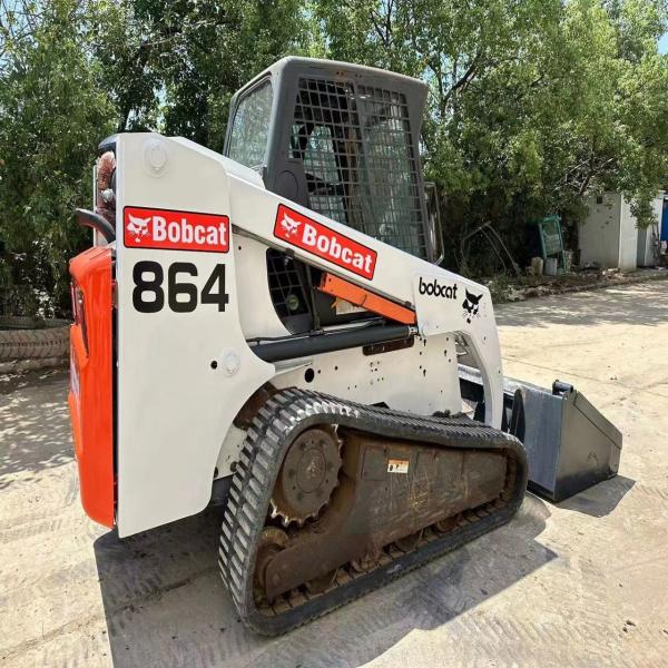 Bob 864 Used Skid Steer Loader Machine For Landscaping Site  10.6km/h 53.7KW