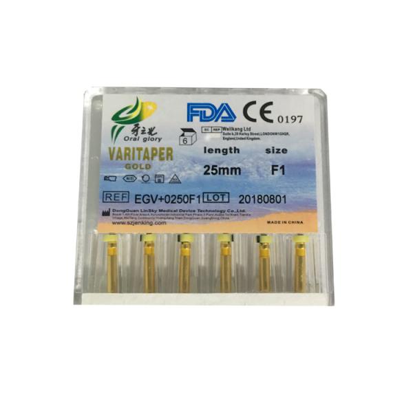 Hot Activated Protaper Gold Rotary Files Niti Alloy Made SX F3 25mm