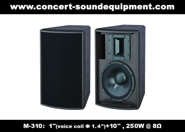 475W 1.4 + 15 Full Range Speaker Sound Equipment For Nightclub , Disco , Conference And Church