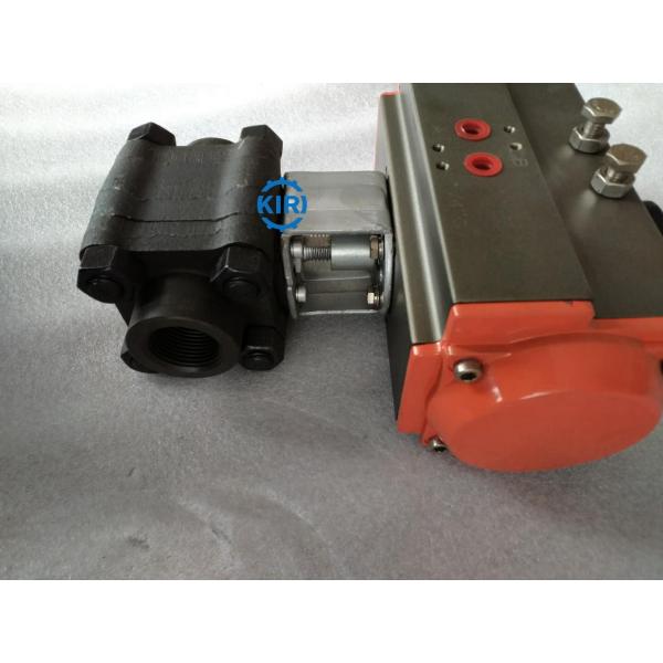 A105 Material High Pressure Ball Valve Pneumatic Double Acting Operation