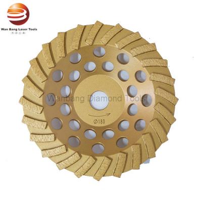 WANBANG Standard 4 Inch 7 Inch Diamond Turbo Cup Wheel