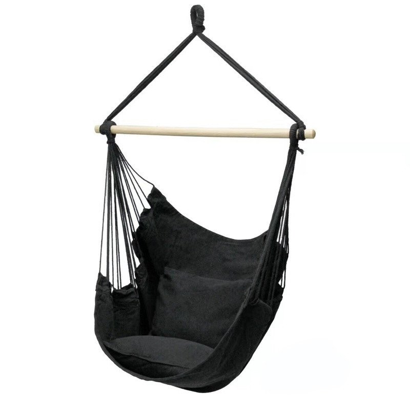 Convenient Outdoor Hanging Hammock Chair with Cushion and Package Gross Weight of 4.000kg