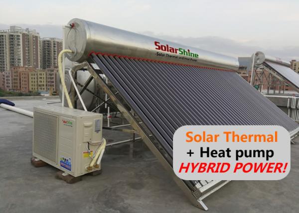 Practical Solar Heat Pump Water Heater , Heat Pump Water Heater System