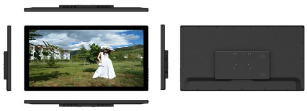 RK3288 Wall Mounted Advertising Display , Indoor Digital Advertising Display 23.8 24