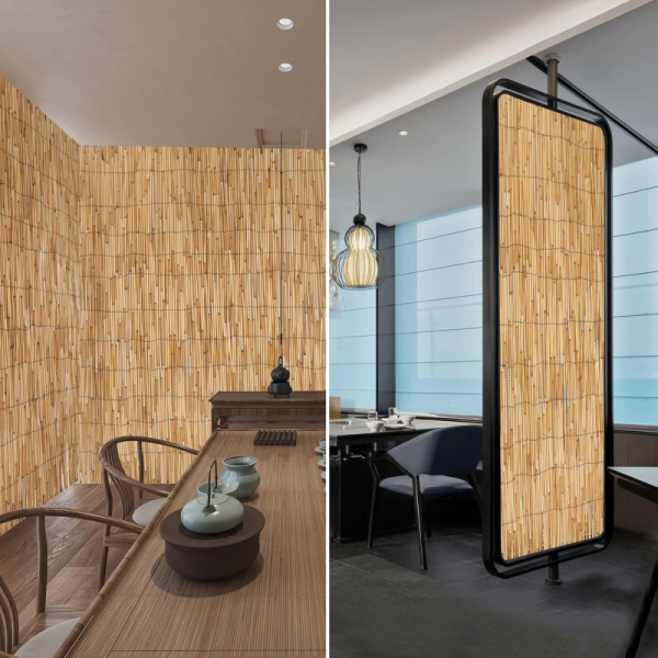 Natural Reed Fencing, Reed Screen Curtain Eco-Friendly for Garden,Balcony,Outdoor,Backyard Patio Decors Fence Rolls-1*3m