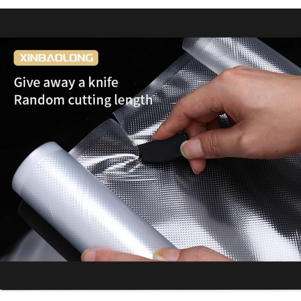 Factory Embossed Nylon Vacuum Pouches Rolls Multi Layer Vacuum Sealer Bags