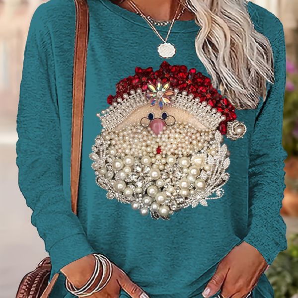 Digital Printing 65cm Long Sleeve Tops Personalized Designs Crew Neck Long Sleeves