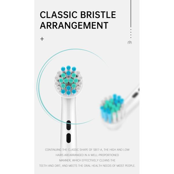 Soins bucco-dentaires Remplacement de la tête de la brosse à dents électrique Compatible avec la série B