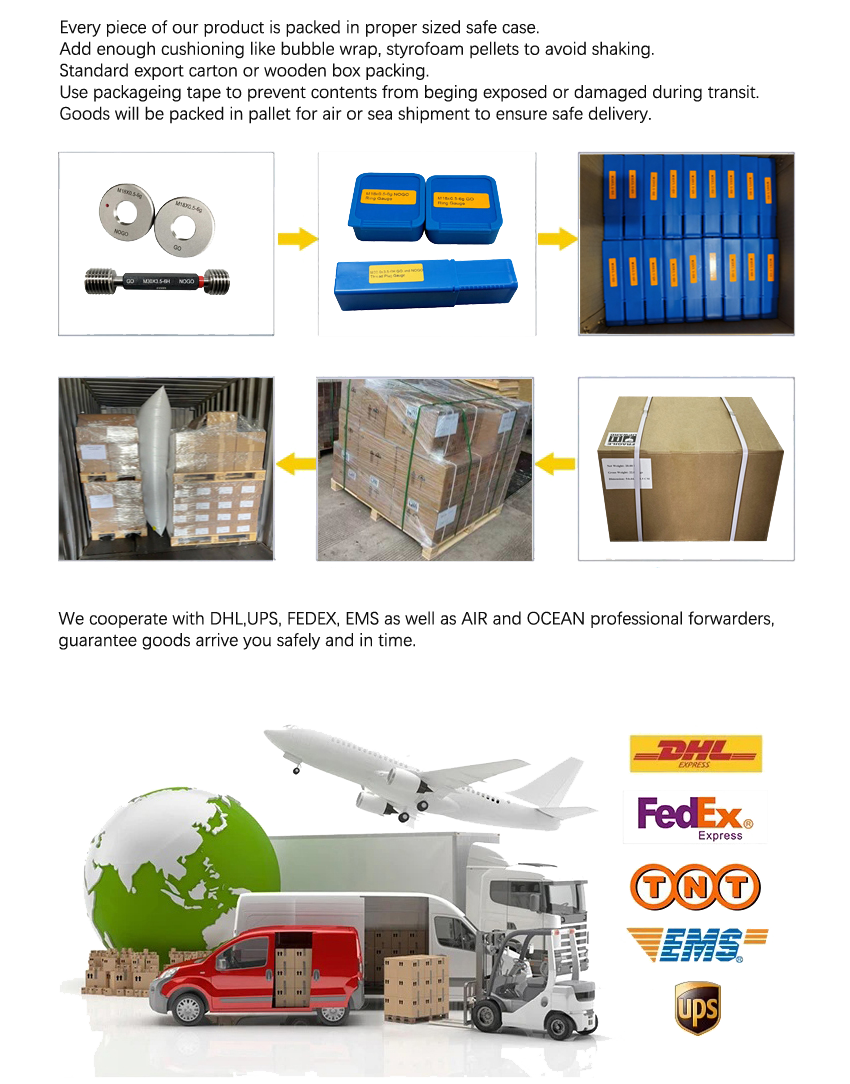 Simple Structure ø25 H9 Plain Plug Gauge with DIN7162 Conform Standard for Checking Size
