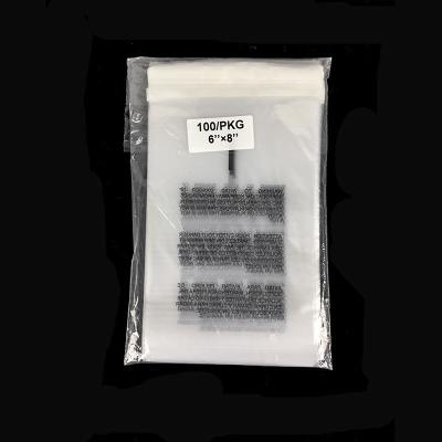 saco de plástico poli de 0.05mm