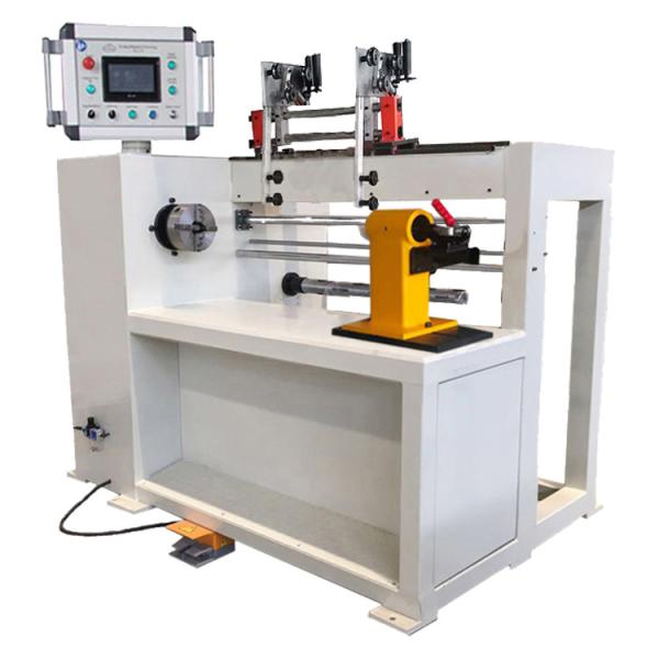 Automatic Coil Winding Machine With Servo Motor Driven Two Wire Guides