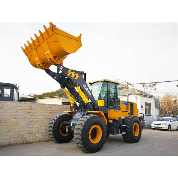 5 тонн XCMG колесный погрузчик Cummins двигатель ZL50GN с земляными работами