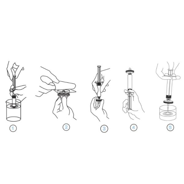 0.22μm Sterile Nylon Syringe Filters for Microbial detection in purified water