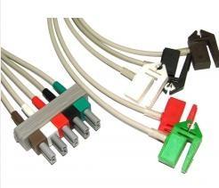 TPU Philips ECG Cables / Lead Shielded Cable 3.6 Metre For All AA- Plug System