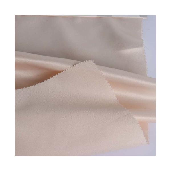 ocean recycle 50D matt satin polyester print fabric for wedding dress
