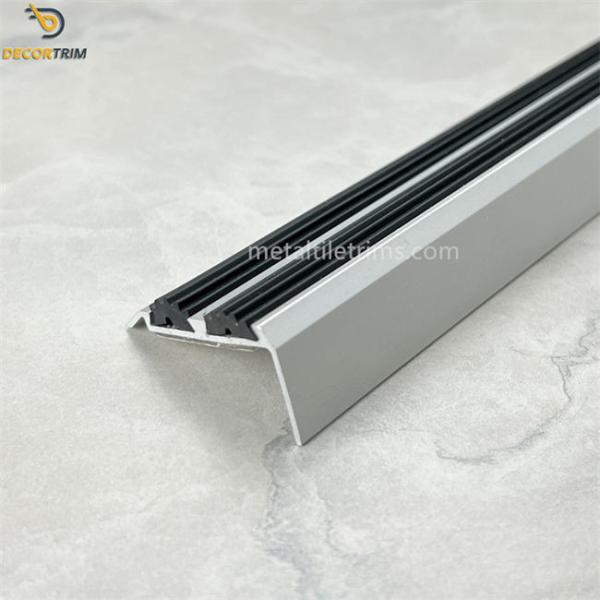 38*20mm Aluminum Effect Tile Step Edge Trim Stair Nosing Tile Trim