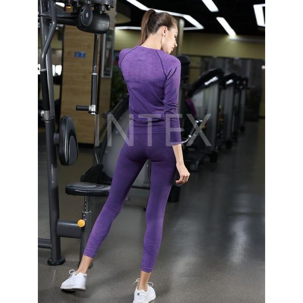 Microfiber Yoga Workout Tops Anti Odor Quick Drying