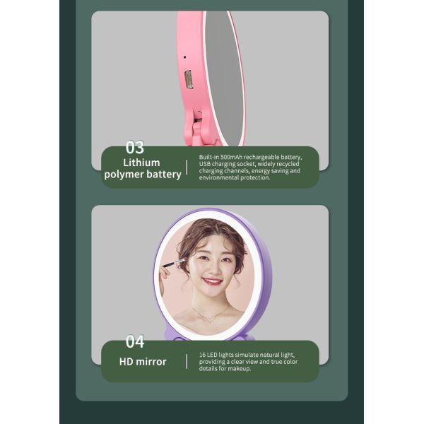 Professional Manufacturer Wholesale  Make up Mirror with Led Light  Bathroom Mirror with Led Light