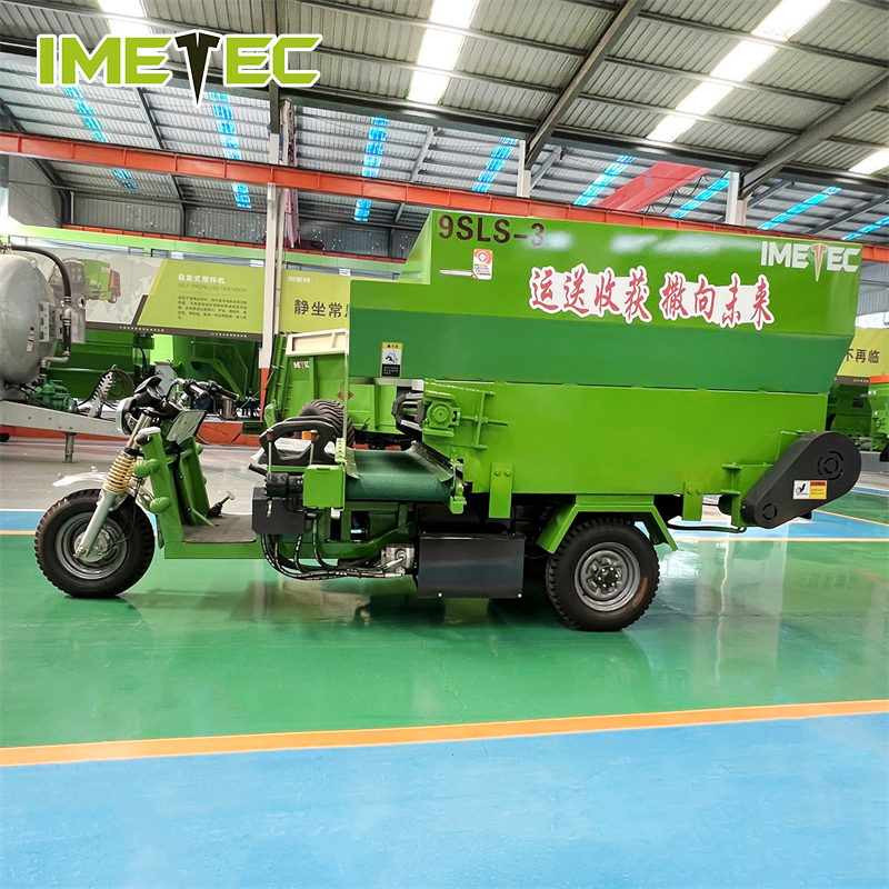 ODM Electric TMR Horizontal Feed Mixer Wagon Spreader Truck For Cattle