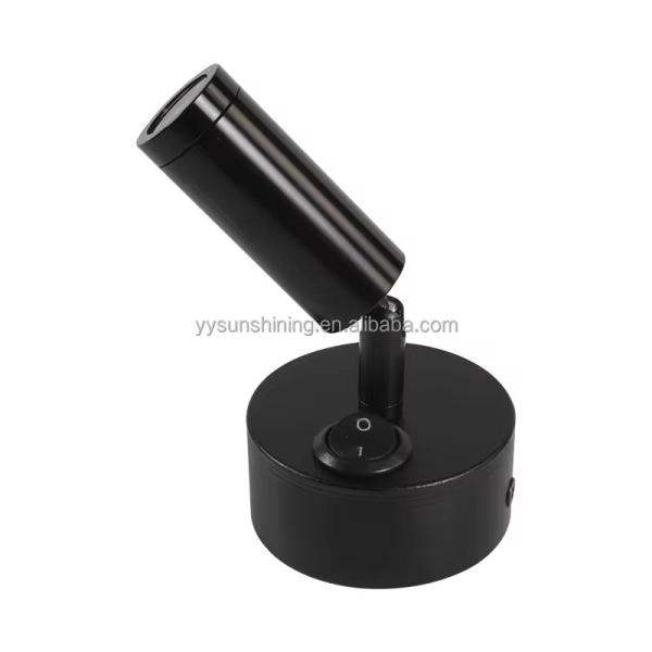 Surface Mounted Spotlight LED Light 12V DC Without-Holes Cool White Power Black-Color