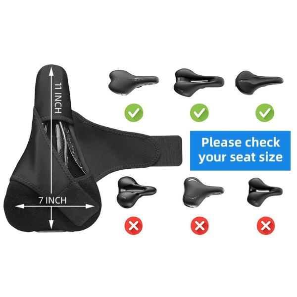Accesorios de la bici y del ciclo, piel artificial gruesa de la esponja de Seat de la bici de los 3CM