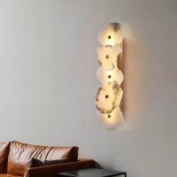 Lámpara de pared de mármol natural Lámpara de cama Lámpara de lado de cama Lámpara de pared de sala de estar de lujo