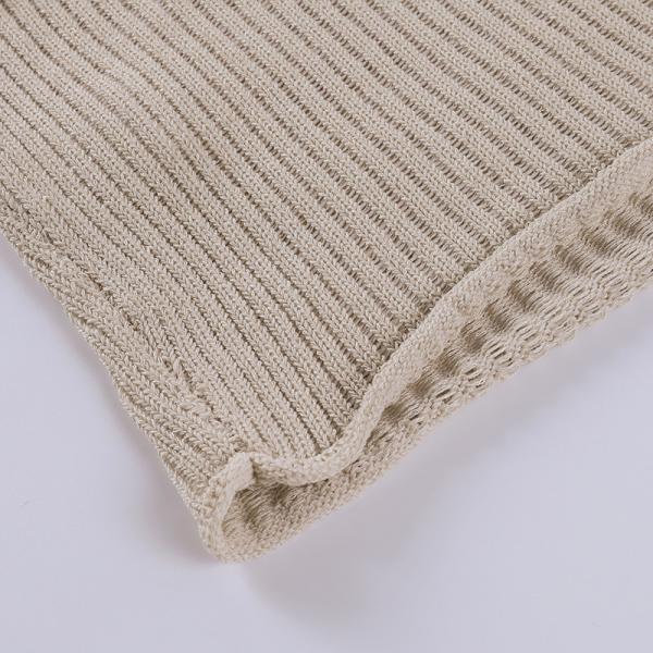 Short Style Wool Weave Oblique Shoulder Back Heart Blouse T Shirt Woman