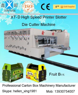 Automatic High Speed Corrugated Carton Machinery Flexo Printing Machine