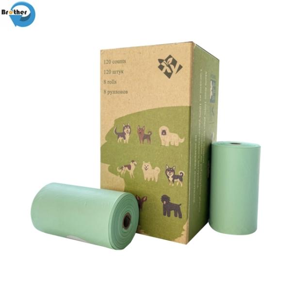Plastic Free Extra Thick Eco Friendly Leakproof Compostable Dog Poo Bags on Roll