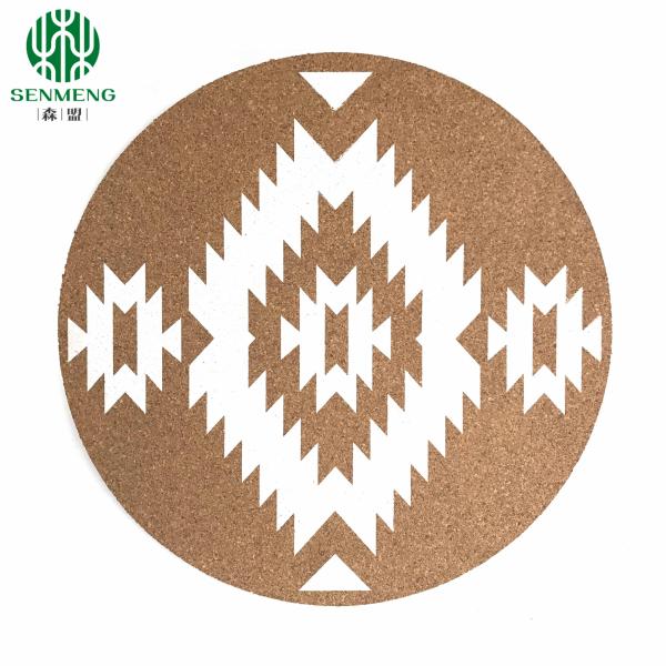 Custom Size Wholesale Natural Eco Friendly Cork Coaster Cork Cup Mats