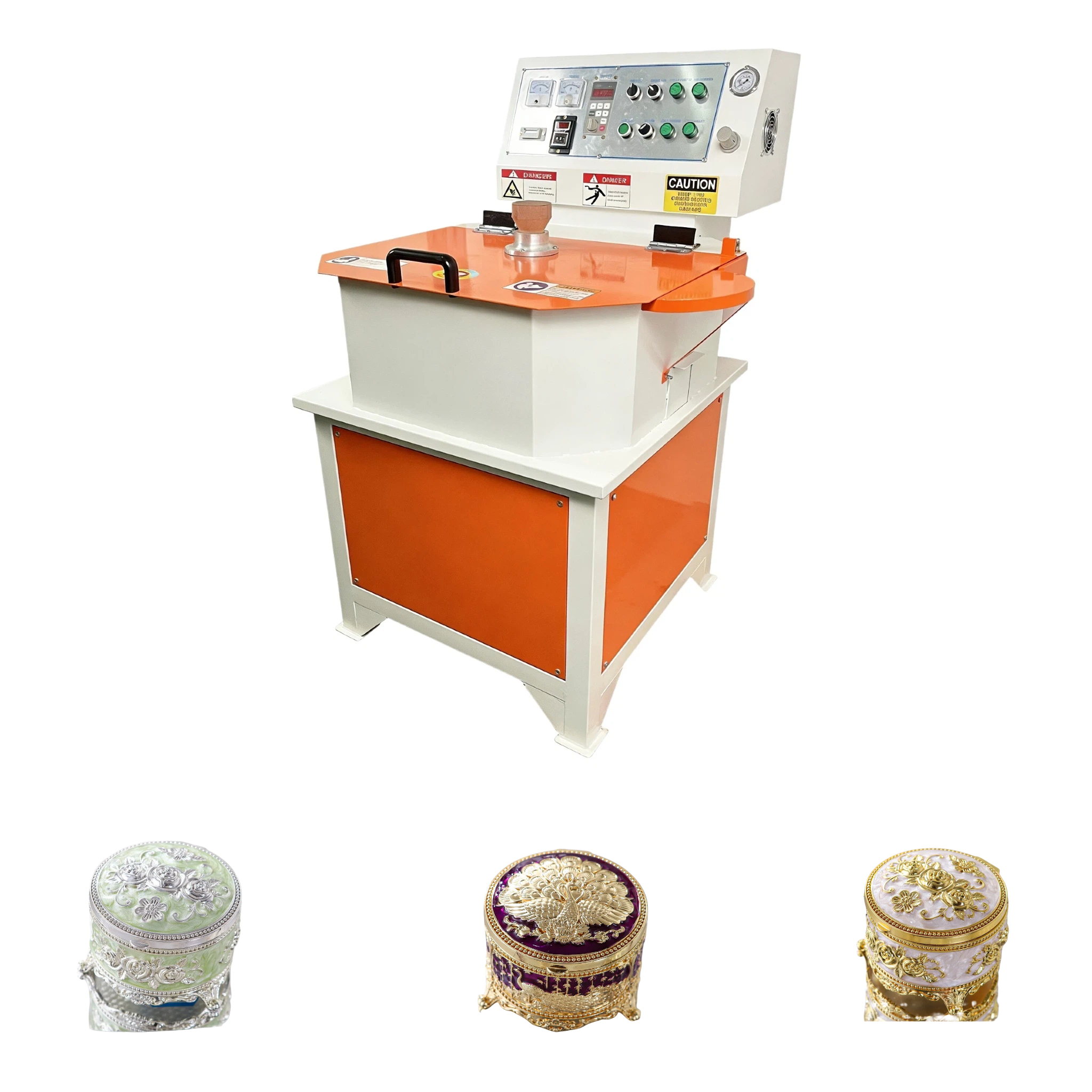 Zamak Spin Casting Machine for Trinket for Rings Earrings Necklace Metal Ornament Spin Casting Machinery for Desktop Storage Box