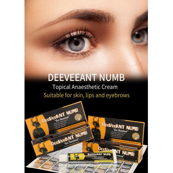 Original Deeveeant Numbing Cream for Body Tattoo Piercing Miro-Blading Semi-Permanent Makup Painless