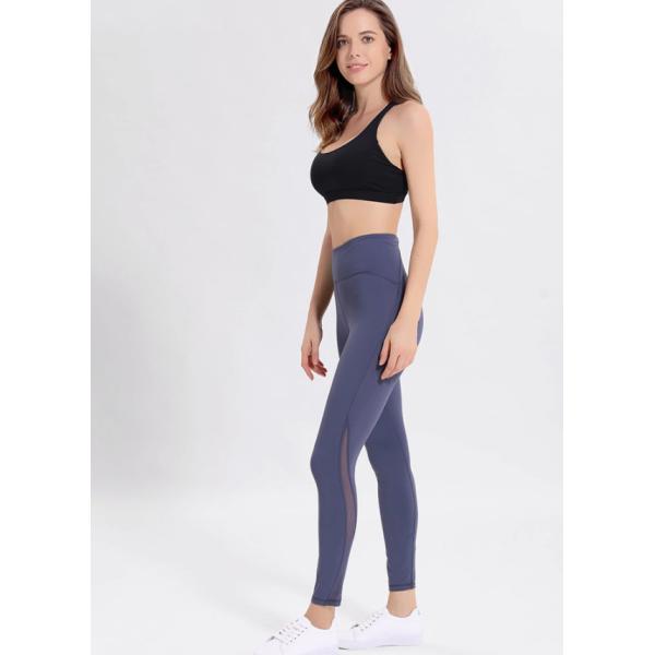 Разминки йоги гетры простирания талии спортзала женщин гетры высокой плотные