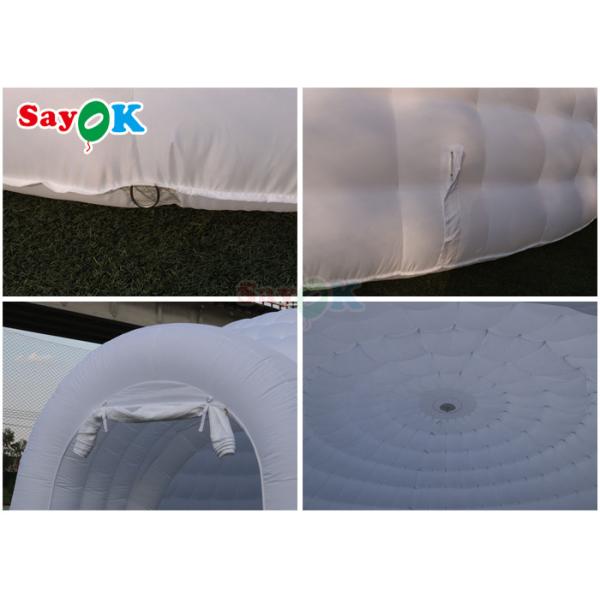 Custom Lighting Inflatable Air Tent Blow Up Igloo Dome Tent For Outdoor