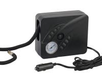 Pneumático de coche negro DC 12V compresor de aire portátil inflador de neumáticos portátil